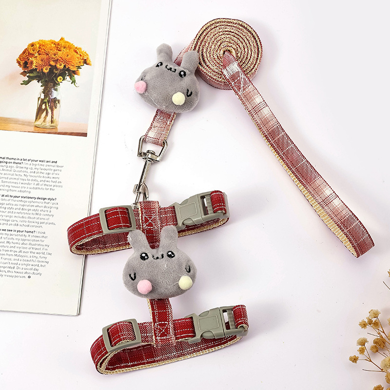 Correa para gato especial Four Seasons gato cuerda para caminar anti-rotura ajustable gato cuerda tracción gato lazo gato cuerda cadena