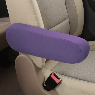 Sürətlər qutusu və əl tormozu başlıqları – universal minivan armrest cover - purple