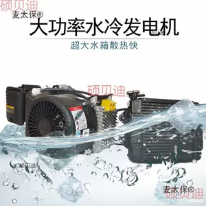 Taibao Water-Cooled Range Extender Electric Vehicle Generator Low Noise 24V-72V Electric Car Tricycle Four-Wheeler