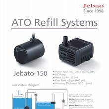 捷宝Jebao-150鱼缸水泵谈海水缸鱼池补水器