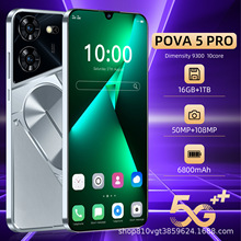 现货16+1TB跨境手机爆款新品Pova5全球通用大屏外贸手机工厂价