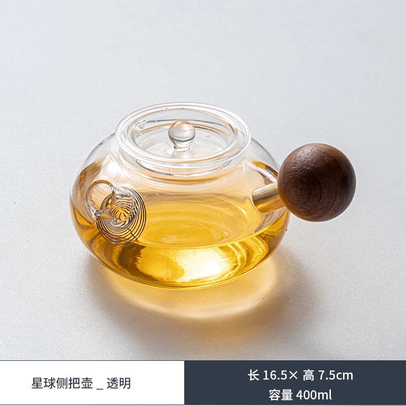 冬の暖かいお茶のろうそくの温かいお茶のストーブの小さいストーブの台のセットの高温に耐える養生のガラスの壺のティーポットの温かい茶器|undefined
