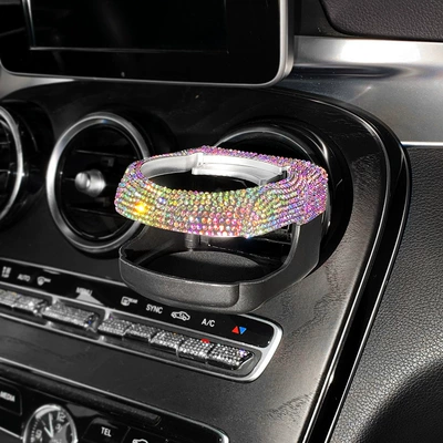 Car Air Outlet Diamond Water Car cup holder/beverage holder - colored-diamond