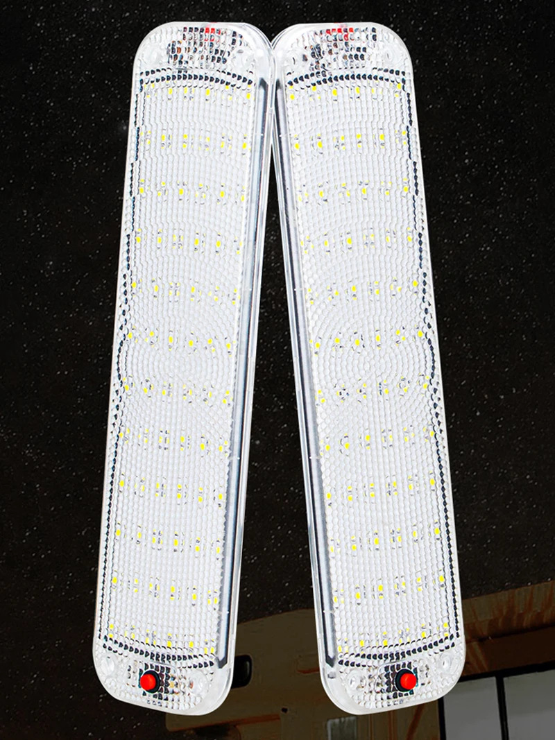 Neutral Ultra-Bright Truck Led Compartment Light 72 Beads 12-80V Rv Cab Reading Light Trunk Light Panel