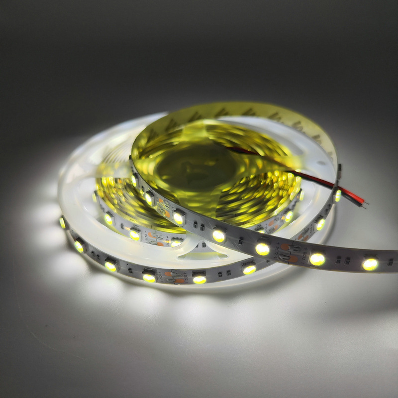 LED5050软灯条 30灯60灯RGB七彩单色软灯带12V24V低压自粘灯条|undefined