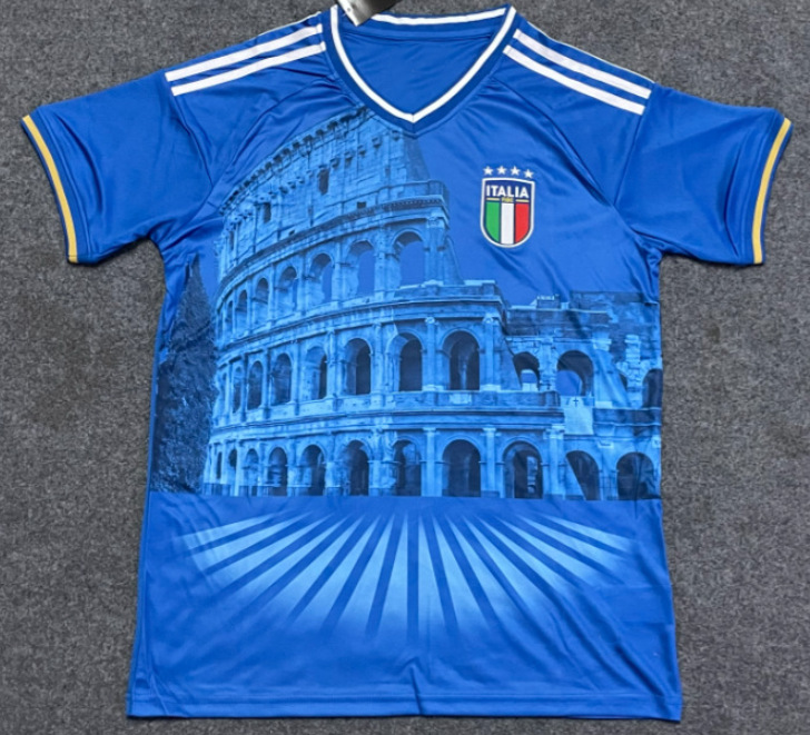 2425 Camiseta de fútbol de local y visitante transfronteriza italiana Edición especial Serie de camisetas Suministro directo de fábrica Edición conjunta
