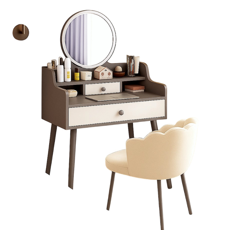 Comercio exterior personalizado mesas de tocador esquina mesas de maquillaje pequeñas 2025 nuevo moderno y simple dormitorio libro de niñas