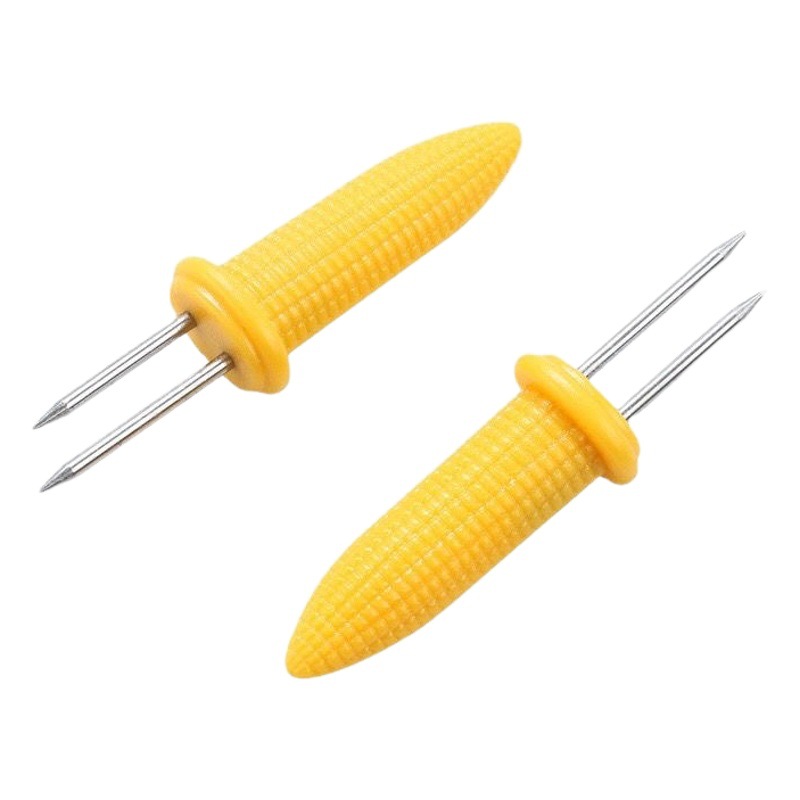 Amazon Stainless Steel Corn Skewers Creative Bbq Forks Kitchen Tools Outdoor Bbq Tools Fruit Forks