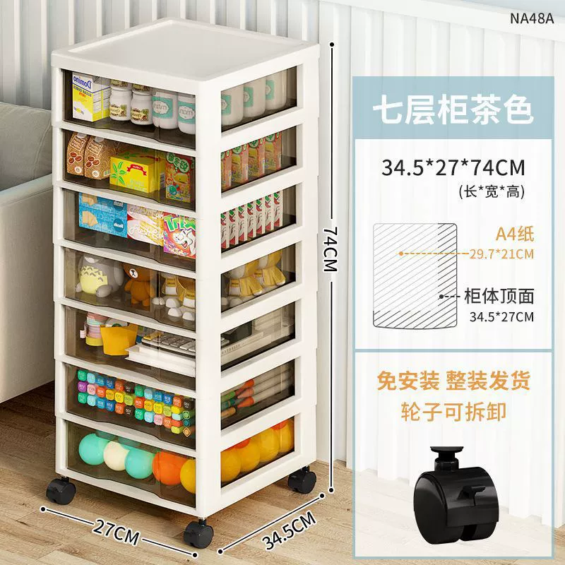 Multilayer storage system, plastic toy, box