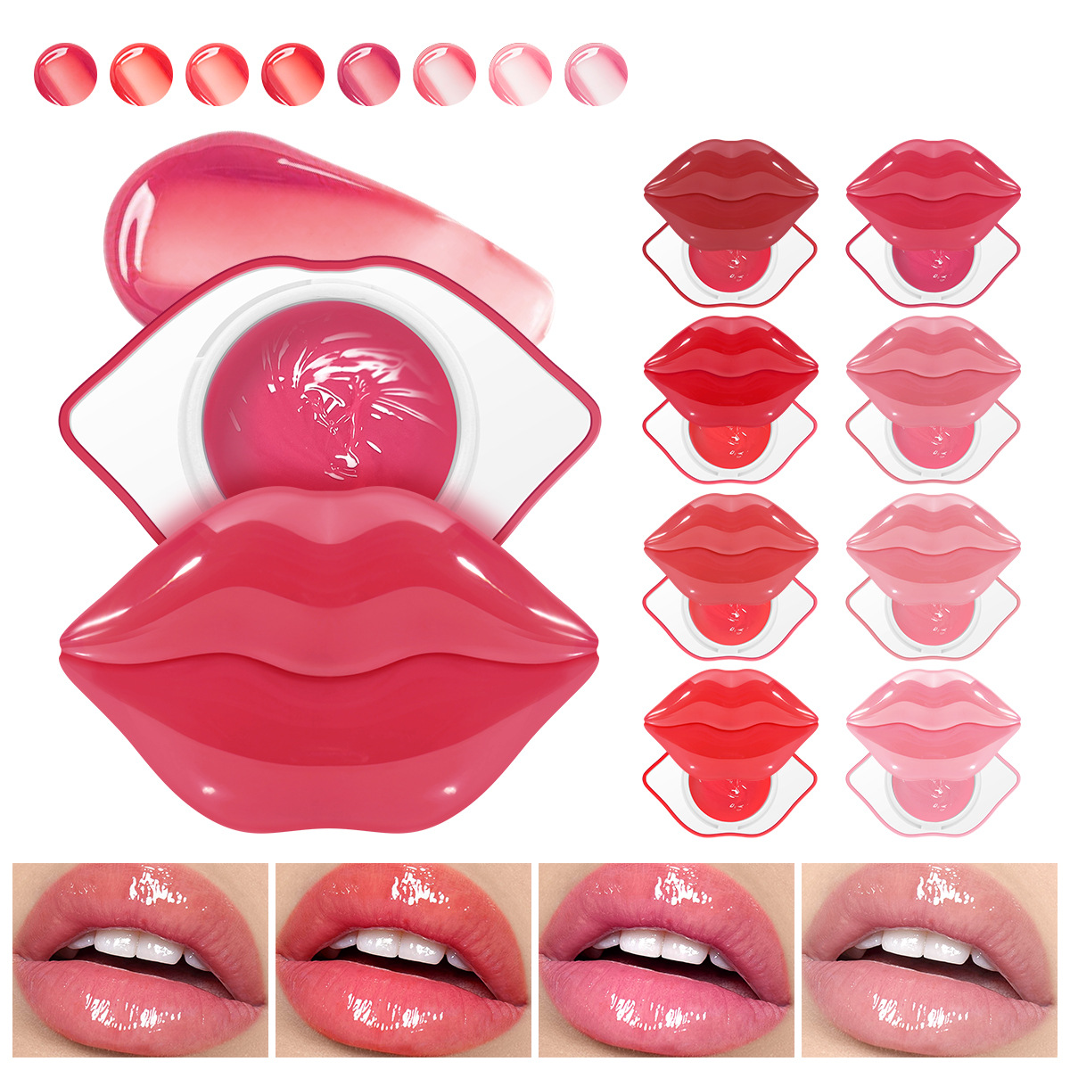 USHAS Cross-border spot mascarilla de labios hidratante e hidratante exfoliante para reducir las líneas de los labios lápiz labial UC119