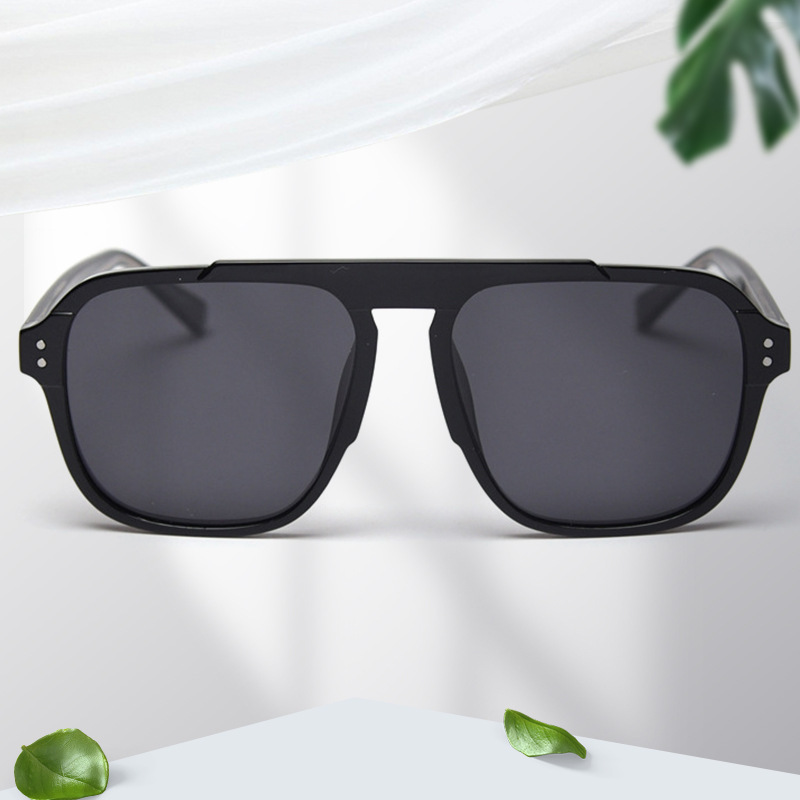 抖音同款韩版眼镜TR90偏光太阳镜3031飞行员镜架复古镜大框防蓝光