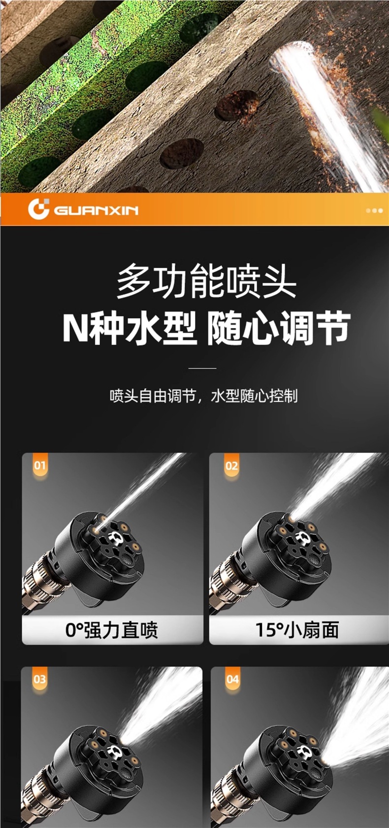Care about Wireless Car Washing Machine, High-Pressure Water Gun, Household Car Cleaning Artifact, Powerful Lithium Battery Charging Booster Water Tank