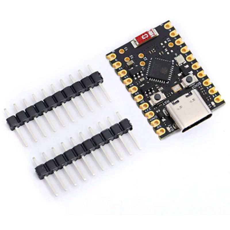 Разработческая плата ESP32‑C6 SuperMini, микроконтроллер, плата-ядро для программирования и обучения
