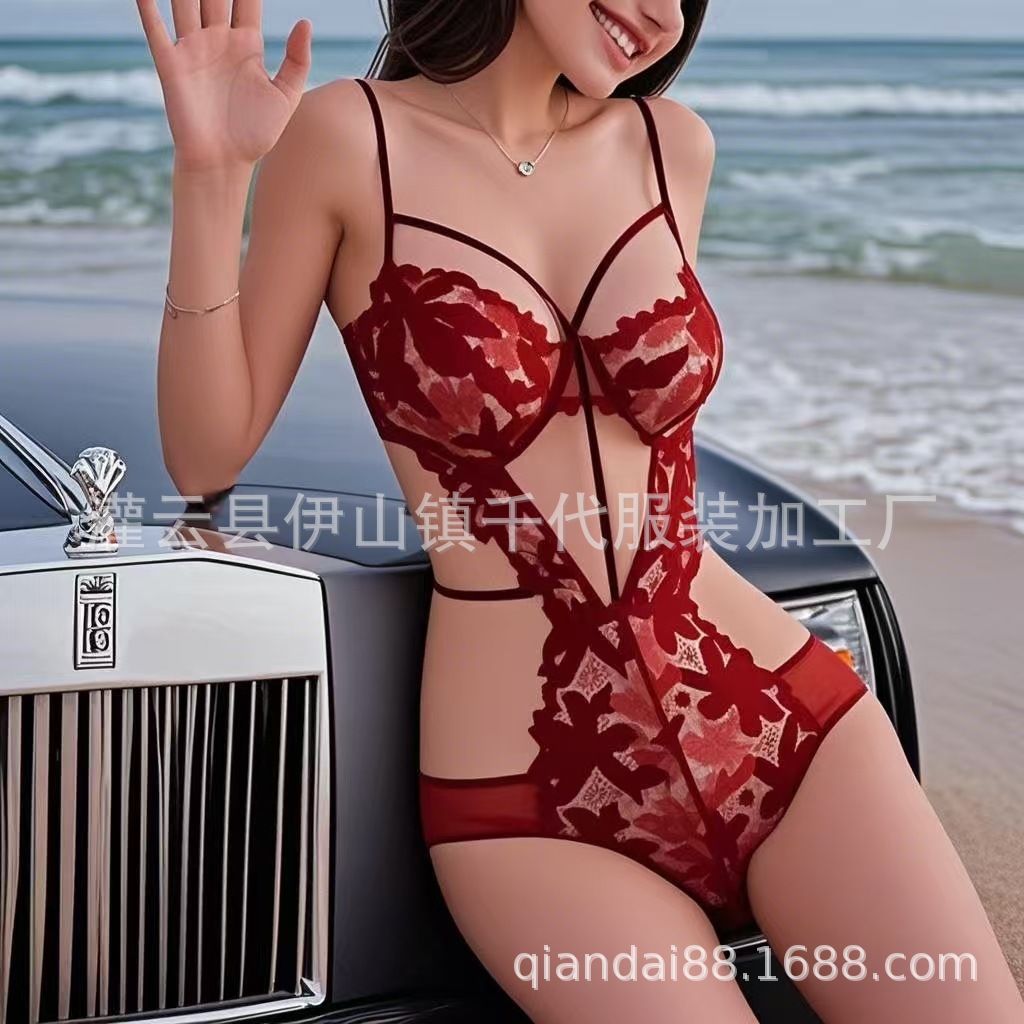 Sexy underwear purely sexy lady seductive lace hollow perspective…