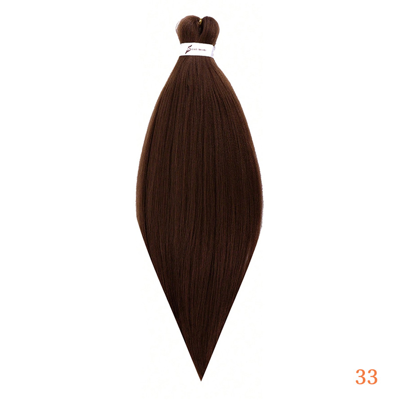 Transfronterizo comercio exterior pelucas trenzadas africanas europeas y americanas venta caliente seda de baja temperatura 26 pulgadas trenzadas sucias pelucas trenzadas negras