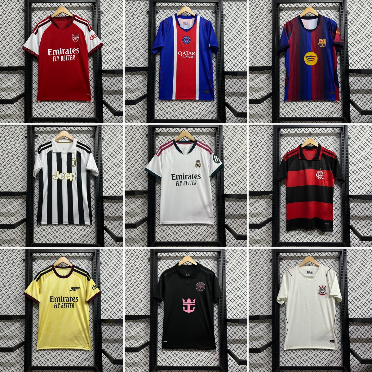 2627 Season Fan Edition Football Jerseys Paris Barcelona Arsenal Juventus Chelsea Inter Miami Jerseys