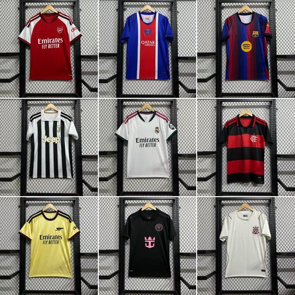 2627 Season Fan Edition Football Jerseys Paris Barcelona Arsenal Juventus Chelsea Inter Miami Jerseys
