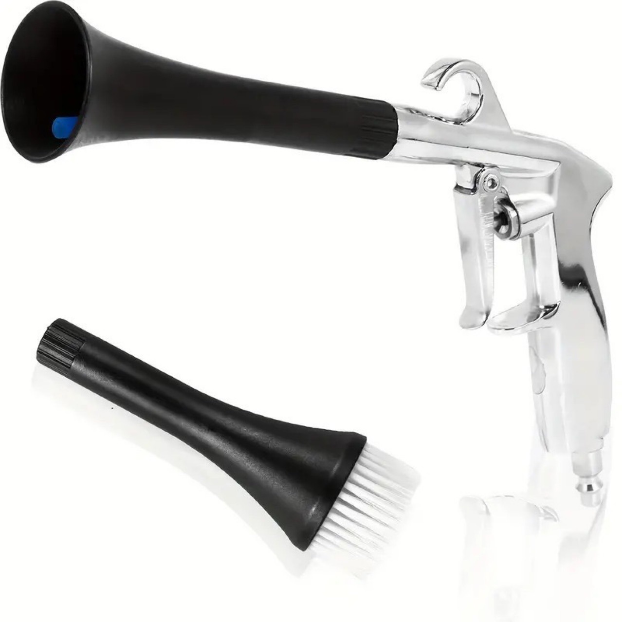 Pistola de limpieza de interiores de automóviles Pistola de limpieza en seco de tornado neumática para quitar el polvo y soplar cenizas Pistola de soplado giratoria Pistola de espuma