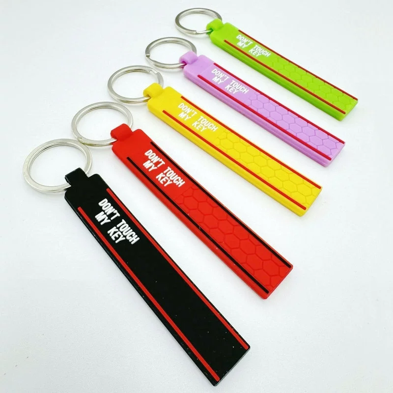 Силиконовый брелок оптом монохромный силиконовый брелок печать логотипа для рекламы ключей аксессуар подвеска