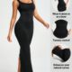 New Amazon Belly-Tinting Backless Slim-Fit Long Dress Two-in-One Shaping Waist Hip-lifting dress Europe and America