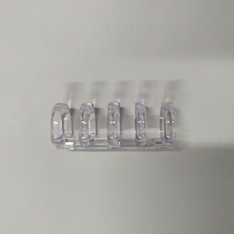 5 agujeros sujetador de anillo de fijación de papel de fijación de bobina de fijación de fijación de fijación de segmentos de carpeta anillo de clip de plástico diy