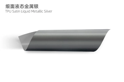 Auto Color Change Film, Tpu Matte Frosted Multi-Color Ppf - tpu-satin-liquid-metallic-silver-15215m75mil