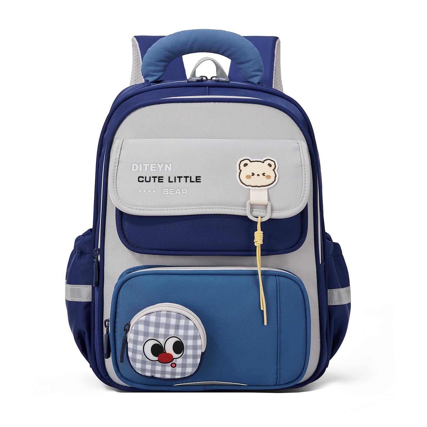 Mochila escolar, mochila transpirable para niños, grados 1 - 3 - 6 para reducir la carga, gran capacidad, ultraligera.