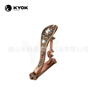 Branch Translation Factory Direct Sales New European design single and double size bracket home decoration curtain rod track bracket foreign trade