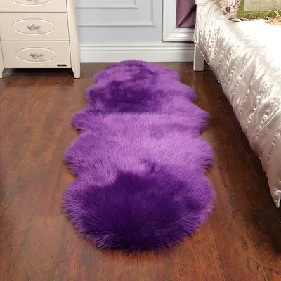 Car Carpet — Ins Style Cute Room - purple-18060cm-round-at-both-ends