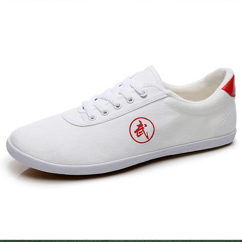 Double Star Bate Martial Arts Shoes Men's and Women's Tendon Soled Canvas Shoes Martial Arts Performance Shoes Morning Martial Arts Shoes