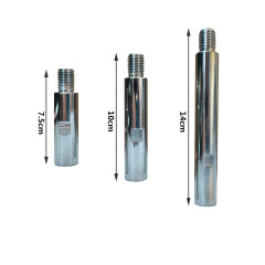 M14絲拋光機加長杆角磨機延長轉換同心軸磨光機轉換延長接頭