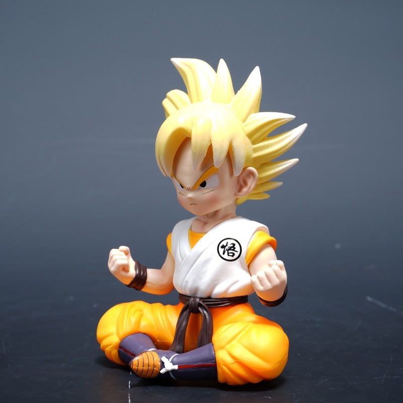 ドラゴンボール Q バージョン座り悟空スーツフィギュアアニメーションブラインドボックスガシャントレンディなおもちゃ人形モデル装飾品|undefined