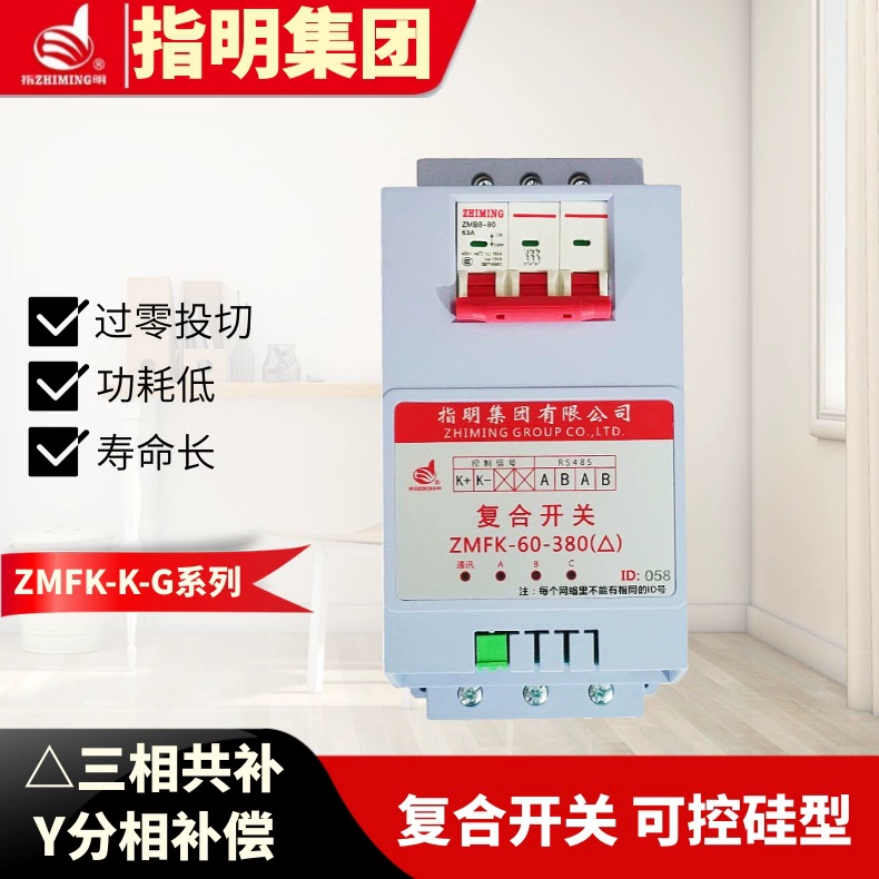 Indicate the group ZMFK-K-G series composite switch thyristor (three-phase co-supplement, division compensation)