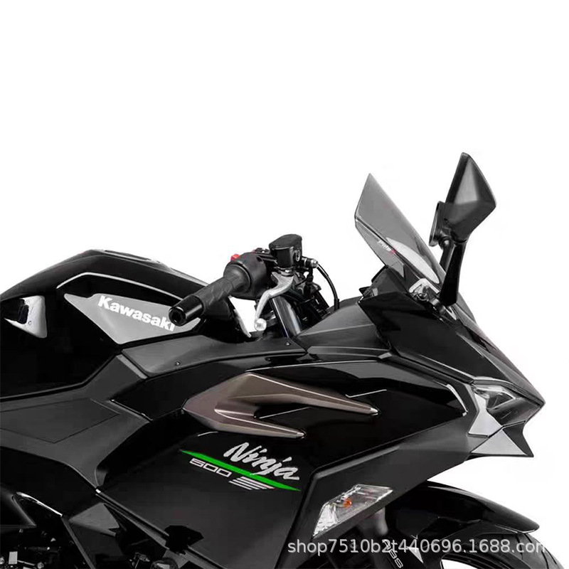 Suitable for Kawasaki Ninja Ninja500 Modified Height-Increased Windshield, Same Model as Puig Racing Track Front Windshield