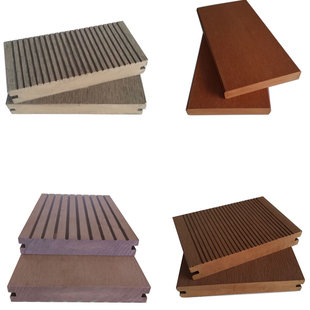 Wood plastic flooring WPC outdoor plastic wood garden courtyard project outdoor decorative solid wood floor 150*25 anti-corrosion