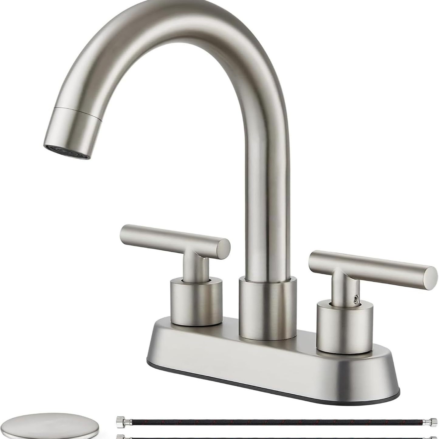 Acero inoxidable transfronterizo doble agujero lavabos lava