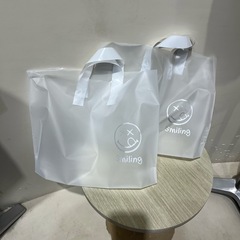 奶油風手提袋糖果色服裝袋馬卡龍色禮品袋磨砂加厚印LOGO袋子