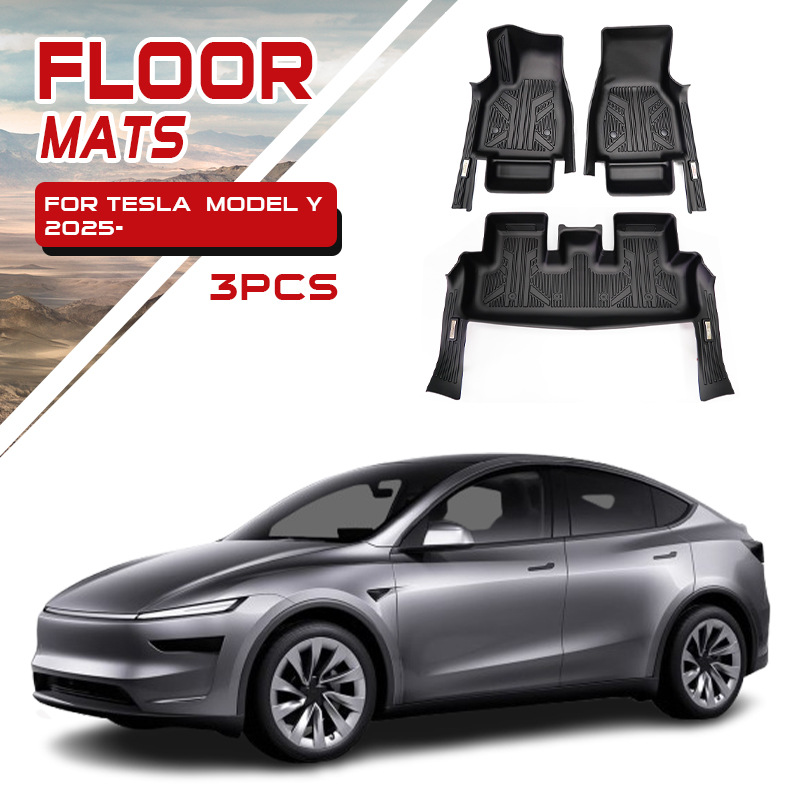 Modelo 2025-model Y almohadilla para el pie 3 piezas de conducción izquierda