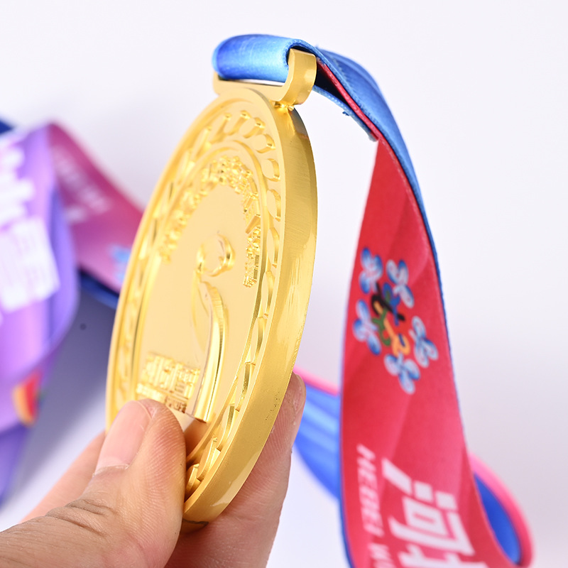 Medalla de metal personalizada Juegos deportivos medalla de oro lista escuela empresa reunión anual de premios recuerdos