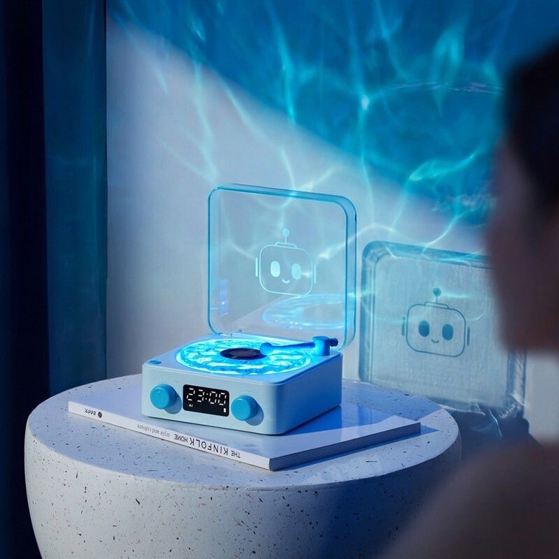 Foreign Trade Kw03 Smart Speaker Bluetooth Speaker White Noise Ai Clock Ambient Light Home Bedroom Voice Assistant Foreign Trade Kw03 Smart Speaker Bluetooth Speaker White Noise Ai Clock Ambient Light Home Bedroom Voice Assistant