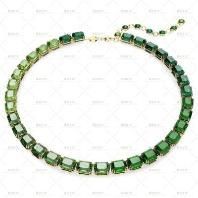 Millenia colección exagerada collar pulsera de cristal de color gradiente lujoso ligero de alto nivel transfronterizo