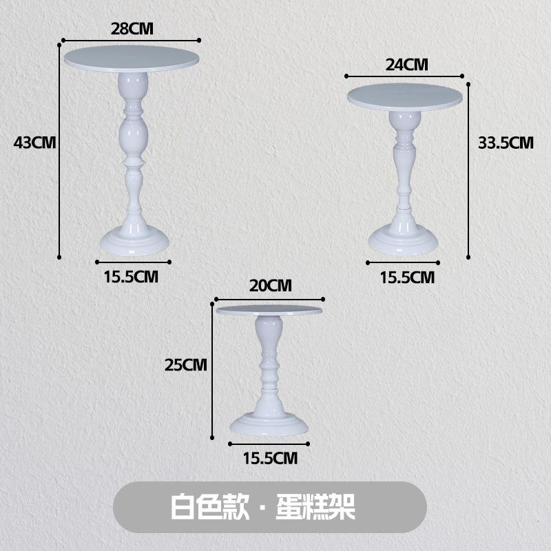 Mesa de postres de boda transfronteriza estante de pastel diseño de banquete bandeja de pastel de hierro forjado europea decoración de fiesta de cumpleaños