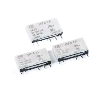 全新正品 宏发继电器 HF41F/5/12/24-ZS 5V 12V 6A 5脚 一组转换