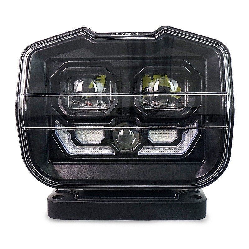 无线车载遥控灯宽电压360旋转搜索灯户外激光炮探照工作灯led射灯