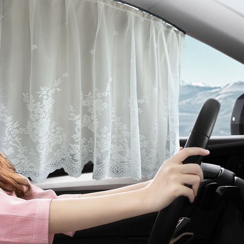 Car Window Strong Shading Track Card Embedded Slide Rail Car Sun Protection Sunshade Baby Baby Heat Insulation Car Anti-Uv