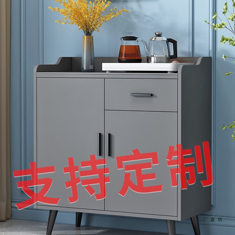 Slate Sideboard, Light Luxury Office Tea Cabinet, Living Room Kitchen Cabinet, Kitchen Storage Cabinet, Wall-Mounted Integrated Meal Preparation Cabinet