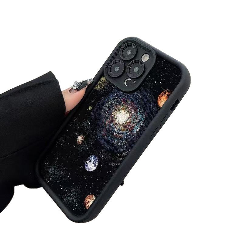 Funda para teléfono iphone16pro para cielo estrellado europeo y americano Apple 15 anti-caída 14 personalidad 13promax nuevo 12x