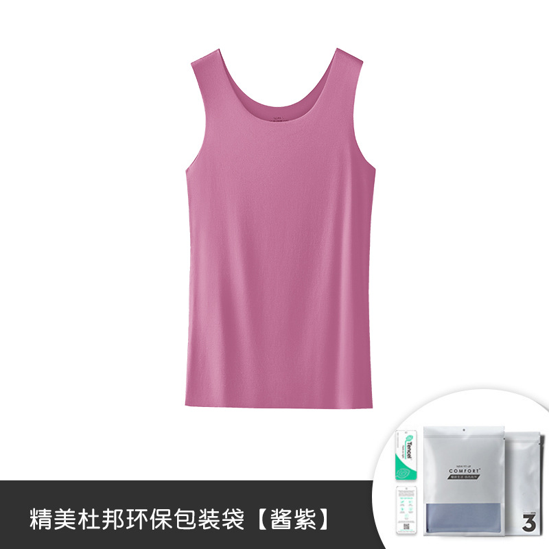 Chaleco básico modal de doble cara para mujer, camiseta fina deportiva sin costuras con cuello redondo y sin mangas, 60 unidades