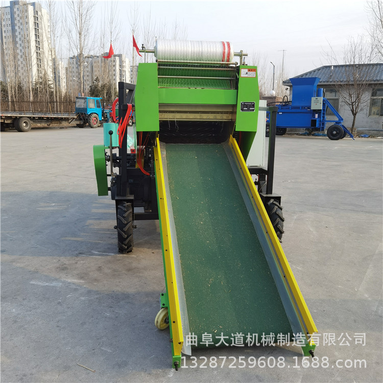 农补青贮打捆包膜机 赤峰青储饲料打包机 牛羊饲料青储发酵设备