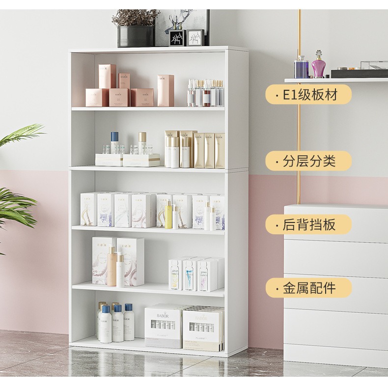 Cosméticos vitrina simple salón de belleza producto vitrina estante manicura peluquería vitrina materno e infantil tienda contenedor